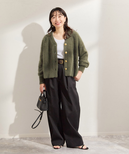 journal standard L'essage(ジャーナルスタンダードレサージュ)の「《追加》FOX CASHMERE Vネックカーディガン(カーディガン/ボレロ・レディース・オリーブ/ネイビー/ベージュ/チャコールグレー・FREE)」の19枚目の写真