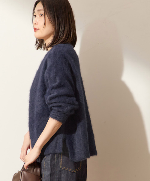 カーディガン FOX CASHMERE Vネックカーディガン レディース DRESSLAVE カーディガン fox cashmere v neck cardigan