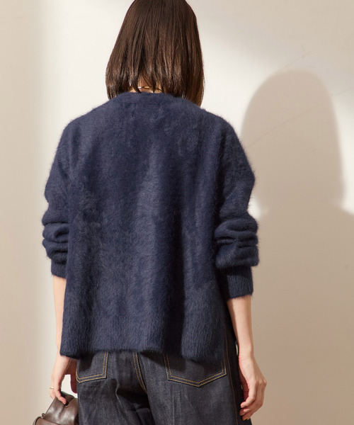 追加》FOX CASHMERE Vネックカーディガン（カーディガン/ボレロ