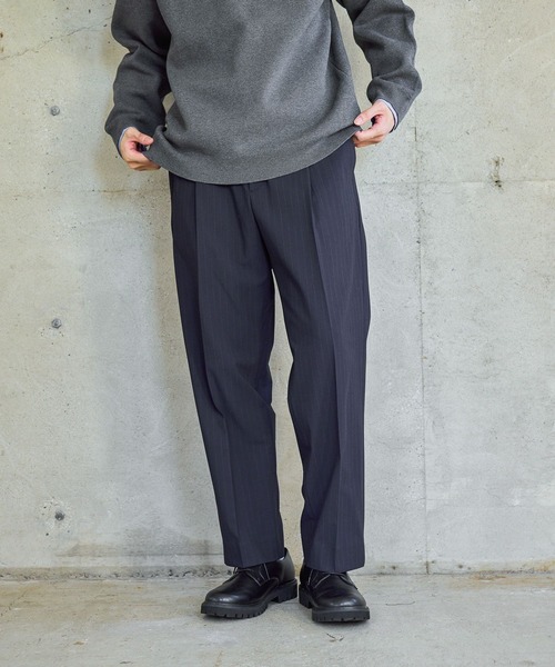 GLOBAL WORK(グローバルワーク)の「アーバンクリーンワイド/576869(その他パンツ・メンズ・モカ/ブラック/ライトグレー/ネイビー系9・SMALL/MEDIUM/LARGE/X-LARGE)」の4枚目の写真