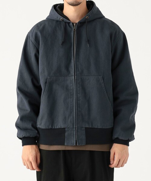B:MING by BEAMS(ビーミングバイビームス)の「フェード ジップ 中綿 フードブルゾン(ブルゾン・メンズ・ブラック/ホワイト系その他5・XL/S/M/L)」の9枚目の写真