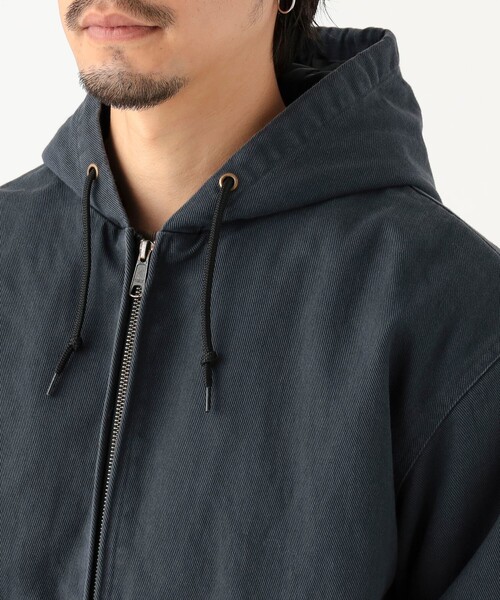 B:MING by BEAMS(ビーミングバイビームス)の「フェード ジップ 中綿 フードブルゾン(ブルゾン・メンズ・ブラック/ホワイト系その他5・XL/S/M/L)」の12枚目の写真
