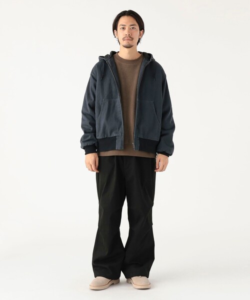 B:MING by BEAMS(ビーミングバイビームス)の「フェード ジップ 中綿 フードブルゾン(ブルゾン・メンズ・ブラック/ホワイト系その他5・XL/S/M/L)」の16枚目の写真