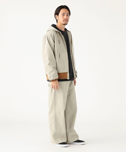 B:MING by BEAMS(ビーミングバイビームス)の「フェード ジップ 中綿 フードブルゾン(ブルゾン・メンズ・ブラック/ホワイト系その他5・XL/S/M/L)」の18枚目の写真