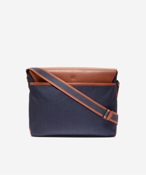 COLE HAAN（コールハーン）の「ジャドソン ブラッシュド ツイル メッセンジャー mens（ビジネスバッグ・メンズ・ネイビー・OSFA）」の6枚目の写真