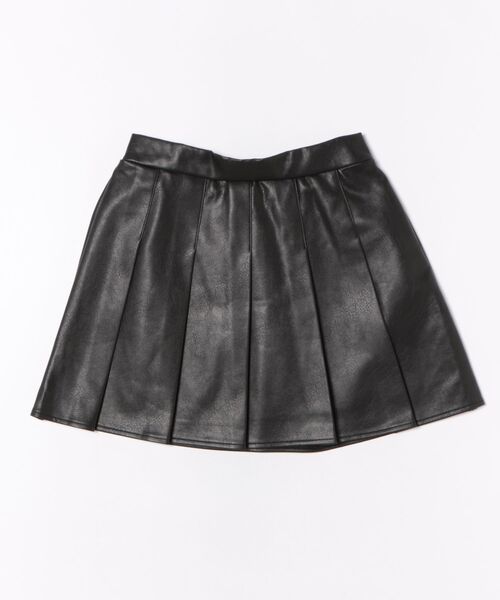 GORGE(ゴージ)の「《フェイクレザー×プリーツ》レディース ミニスカート 台形 ショート丈 ボトム 春夏秋冬(スカート・レディース・ブラック/ダークブラウン・F)」の11枚目の写真