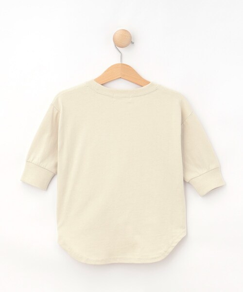 Dessin(デッサン)の「【リンクコーデ/洗える】箔プリント7分袖Tシャツ(Tシャツ/カットソー・キッズ・ピンク/ホワイト系/ブラウン系その他・10/11/12/13/14)」の5枚目の写真