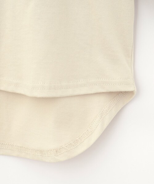 Dessin(デッサン)の「【リンクコーデ/洗える】箔プリント7分袖Tシャツ(Tシャツ/カットソー・キッズ・ピンク/ホワイト系/ブラウン系その他・10/11/12/13/14)」の8枚目の写真