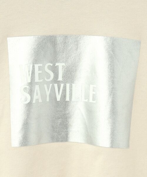 Dessin(デッサン)の「【リンクコーデ/洗える】箔プリント7分袖Tシャツ(Tシャツ/カットソー・キッズ・ピンク/ホワイト系/ブラウン系その他・10/11/12/13/14)」の9枚目の写真