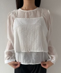 Geeong ホワイトシャツ Geeong｜ジーオン（レディース）のシャツ/ブラウス（ホワイト