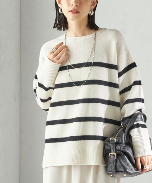 手洗い可能〉ウール カシミヤ 2WAY プルオーバー（ニット/セーター