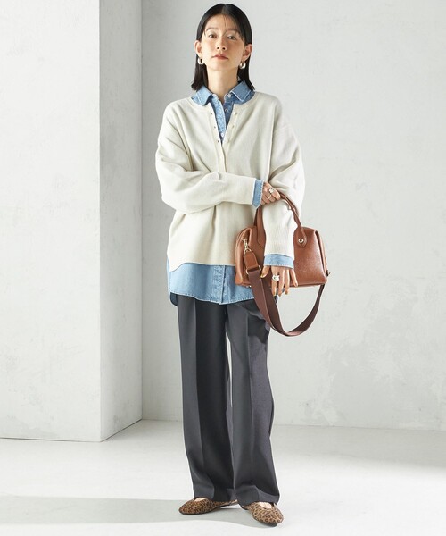 手洗い可能〉ウール カシミヤ 2WAY プルオーバー（ニット/セーター