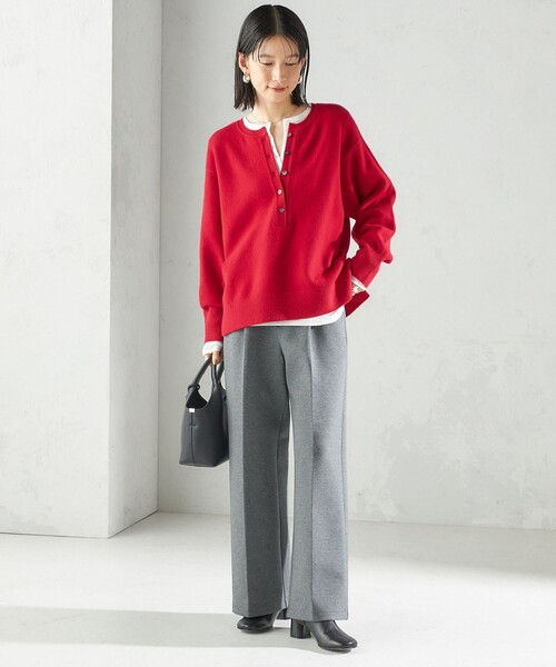 手洗い可能〉ウール カシミヤ 2WAY プルオーバー（ニット/セーター