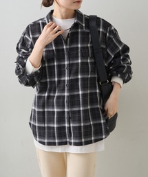 PUAL.CE CIN 半袖チェックシャツ PUAL CE CIN（ピュアルセシン）の「チェックシャツBL（シャツ