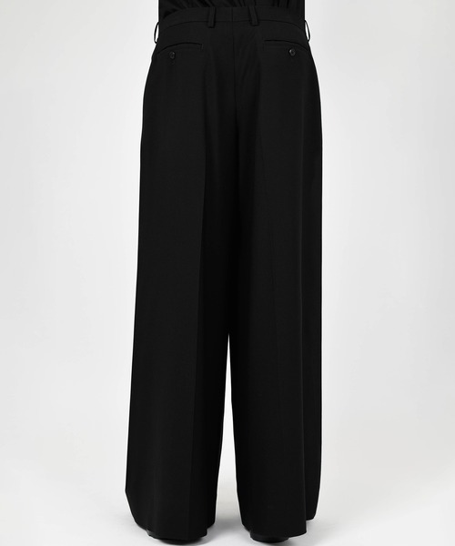 LAD MUSICIAN(ラッドミュージシャン)の「WOOL GABARDINE WIDE FLARE SLACKS(スラックス・メンズ・ブラック・42/44/46)」の5枚目の写真