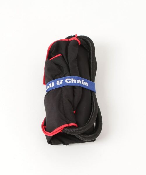 DOUBLE STANDARD CLOTHING（ダブルスタンダードクロージング）の「Ball&Chain / Skateboard bearミニショッピングバッグ（WEB限定）（エコバッグ/サブバッグ・レディース・ブラック・FREE）」の5枚目の写真