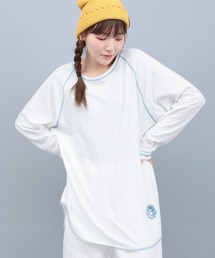 チチカカ | ワンポイント刺繍ロングTシャツ(Tシャツ/カットソー)