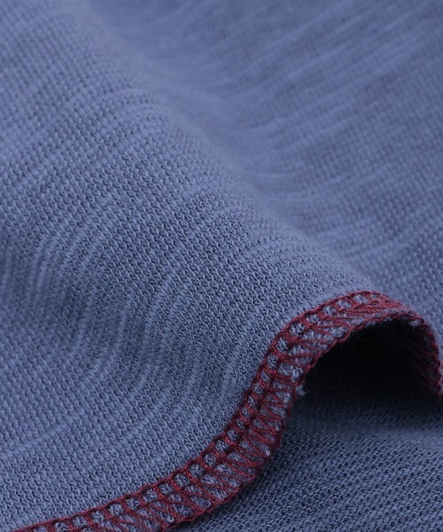 チチカカ（チチカカ）の「ワンポイント刺繍ロングTシャツ（Tシャツ/カットソー・レディース・ネイビー/ホワイト/ブラック・FREE）」の7枚目の写真