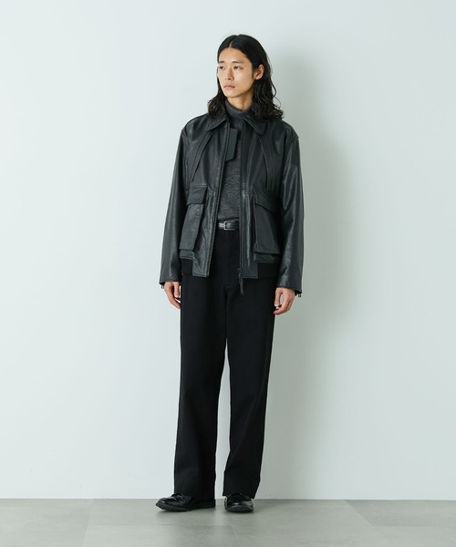 HOTEL PALACE｣ シングルライダース レザーJKT（ライダースジャケット