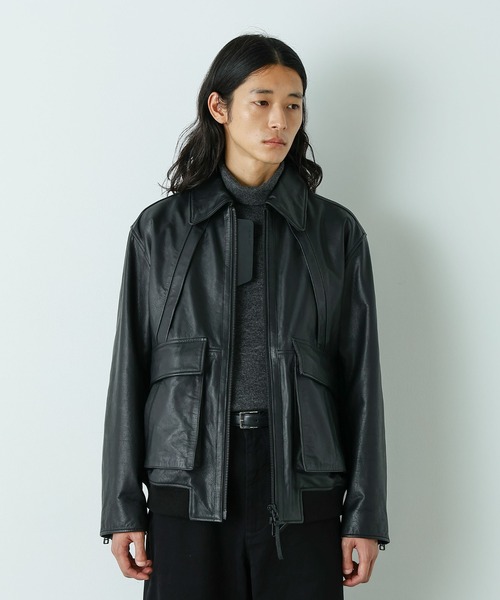 HOTEL PALACE｣ シングルライダース レザーJKT（ライダースジャケット