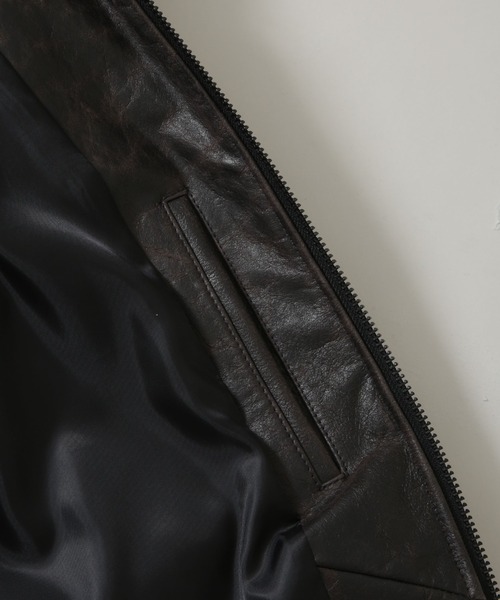 セール】｢HOTEL PALACE｣ シングルライダース レザーJKT（ライダース