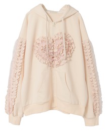 Candy Stripper | HEART FRILL フーディー(パーカー)