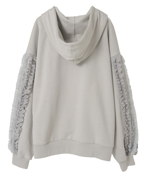 Candy Stripper（キャンディストリッパー）の「HEART FRILL フーディー（パーカー・レディース・グレー/ブラック/ピンク・FREE）」の21枚目の写真