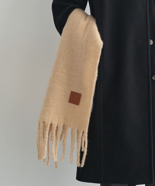 earth music&ecology（アースミュージックアンドエコロジー）の「ワンポイントビッグマフラー（マフラー・レディース・アイボリー/ピンク系その他3/チャコールグレー/ライトブラウン・F）」の15枚目の写真