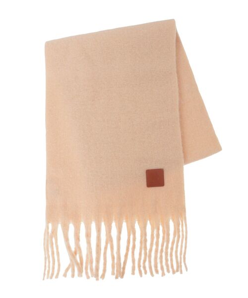 earth music&ecology（アースミュージックアンドエコロジー）の「ワンポイントビッグマフラー（マフラー・レディース・アイボリー/ピンク系その他3/チャコールグレー/ライトブラウン・F）」の19枚目の写真