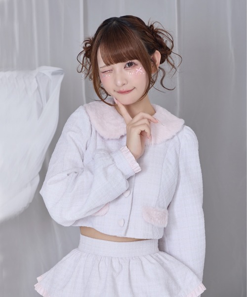 エコファーカラーツイードセットアップ（セットアップ）｜Honey