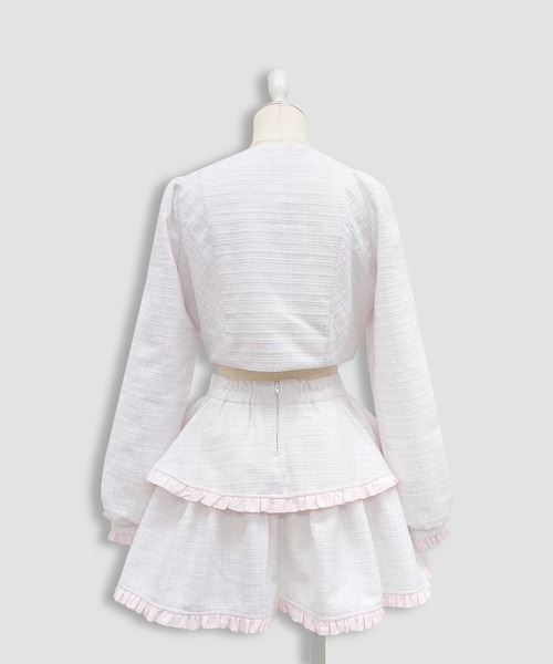 エコファーカラーツイードセットアップ（セットアップ）｜Honey