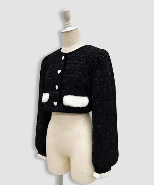 エコファーカラーツイードセットアップ（セットアップ）｜Honey