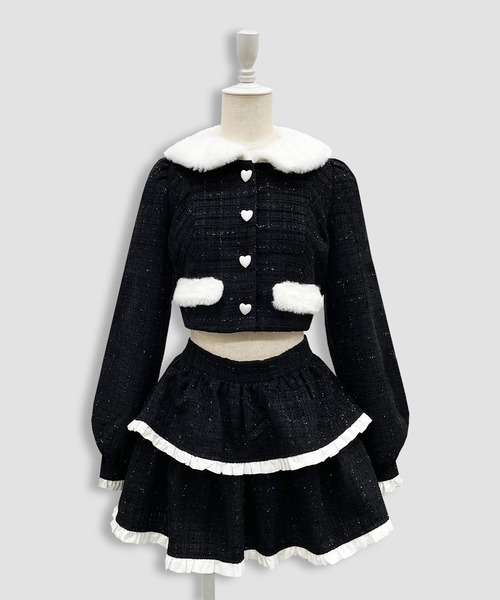 エコファーカラーツイードセットアップ（セットアップ）｜Honey