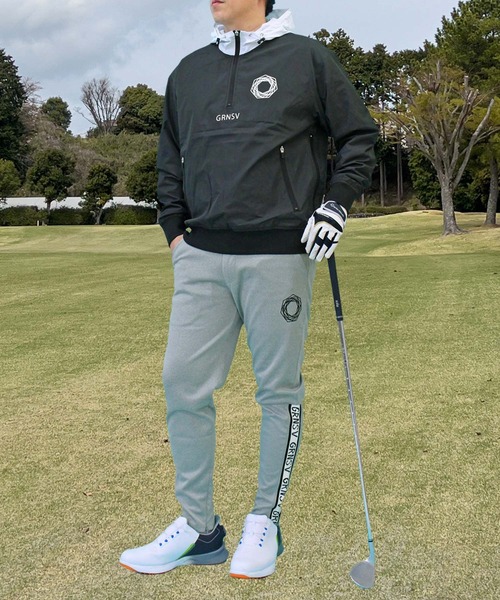 セール】ゴルフパーカー スニード ゴルフウェア ハーフジップアップ