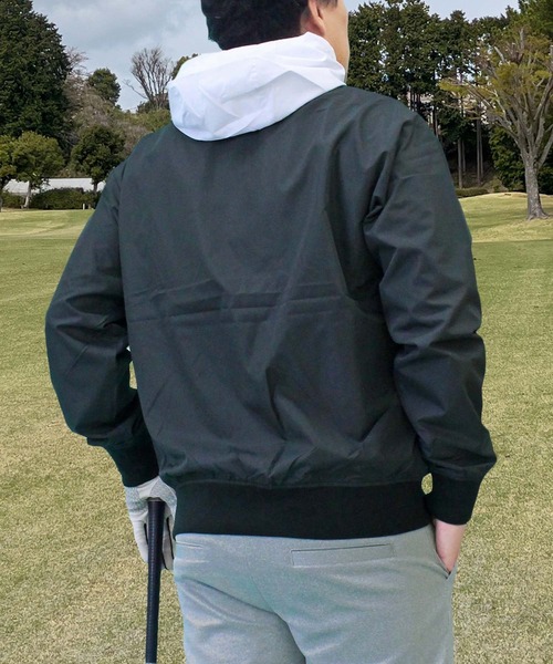 セール】ゴルフパーカー スニード ゴルフウェア ハーフジップアップ