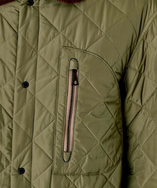 DRESSTERIOR(ドレステリア)の「キルティング ハンティングジャケット(ブルゾン・メンズ・ブラック/オリーブ・94/92/91/90)」の4枚目の写真