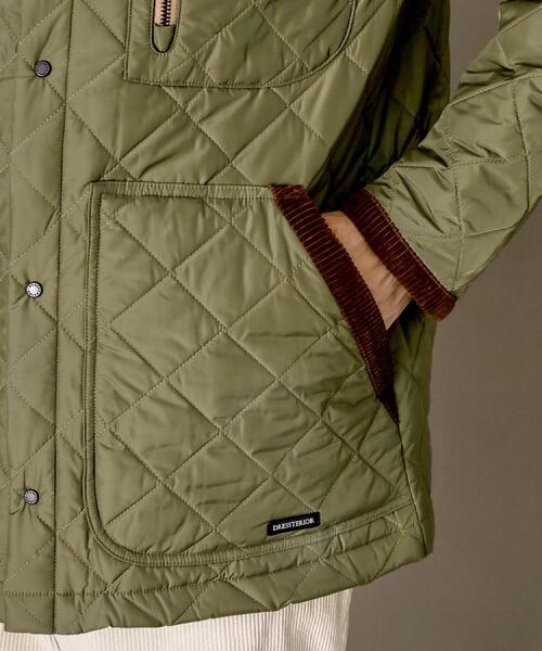 DRESSTERIOR(ドレステリア)の「キルティング ハンティングジャケット(ブルゾン・メンズ・ブラック/オリーブ・94/92/91/90)」の3枚目の写真