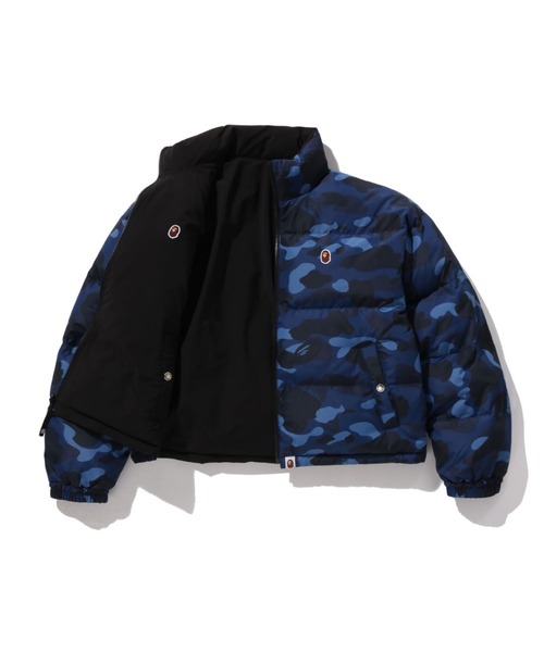 A BATHING APE(アベイシングエイプ)の「COLOR CAMO REVERSIBLE DOWN JACKET(ダウンジャケット/コート・レディース・ピンク/ネイビー・FREE)」の5枚目の写真