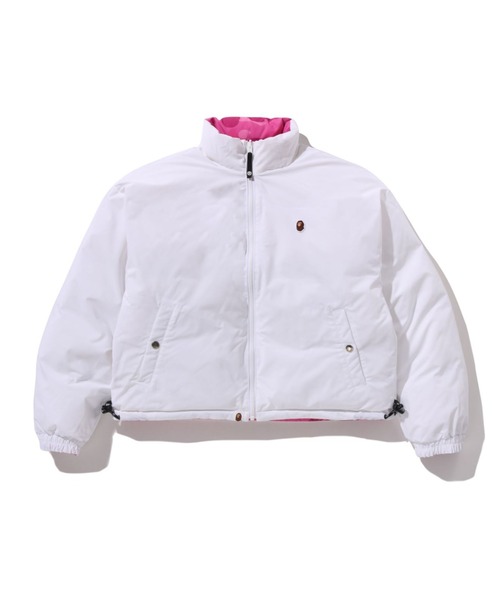 A BATHING APE(アベイシングエイプ)の「COLOR CAMO REVERSIBLE DOWN JACKET(ダウンジャケット/コート・レディース・ピンク/ネイビー・FREE)」の10枚目の写真