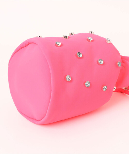 cheek(BAG)(チーク)の「kirakira 2way shoulder / キラキラ ショルダーバッグ(ショルダーバッグ・レディース・イエロー/ブルー/グレー/ピンク/ブラック・FREE)」の8枚目の写真
