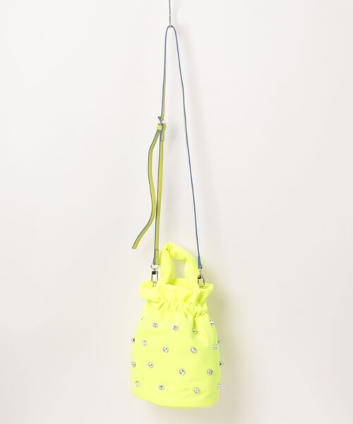 cheek(BAG)(チーク)の「kirakira 2way shoulder / キラキラ ショルダーバッグ(ショルダーバッグ・レディース・イエロー/ブルー/グレー/ピンク/ブラック・FREE)」の18枚目の写真