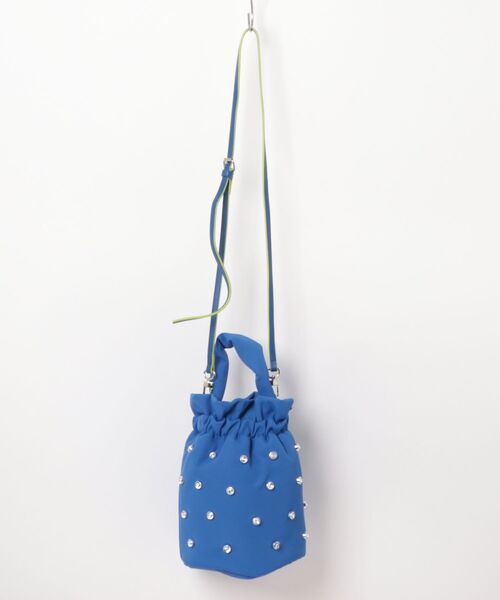 cheek(BAG)(チーク)の「kirakira 2way shoulder / キラキラ ショルダーバッグ(ショルダーバッグ・レディース・イエロー/ブルー/グレー/ピンク/ブラック・FREE)」の17枚目の写真