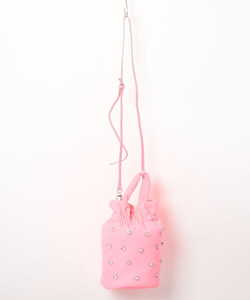 cheek(BAG)(チーク)の「kirakira 2way shoulder / キラキラ ショルダーバッグ(ショルダーバッグ・レディース・イエロー/ブルー/グレー/ピンク/ブラック・FREE)」の19枚目の写真