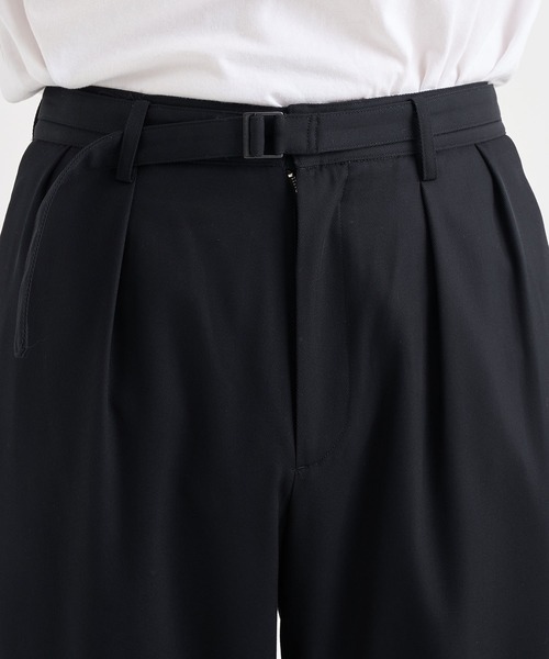 irenisa/イレニサ】別注BELTED TAPERED PANTS（スラックス）｜IRENISA