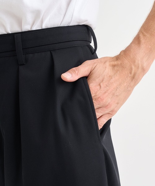 irenisa/イレニサ】別注BELTED TAPERED PANTS（スラックス）｜IRENISA