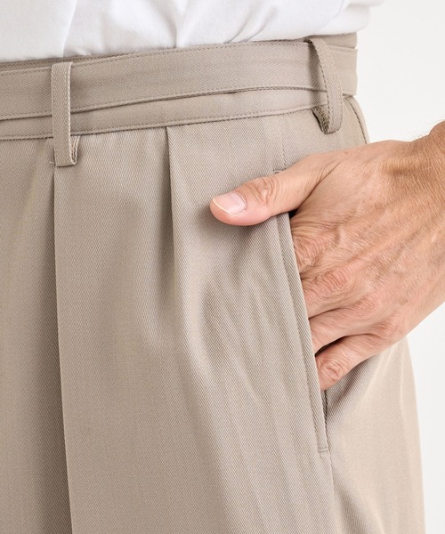 irenisa/イレニサ】別注BELTED TAPERED PANTS（スラックス）｜IRENISA