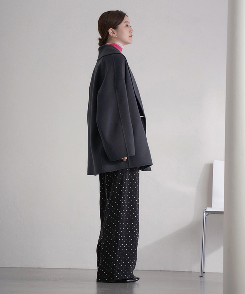 追加》Super160 ショールカラーハーフコート（その他アウター）｜IENA