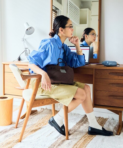 KiU(キウ)の「KiU×FREAK'S STORE/キウ×フリークスストア 別注PADDED DAY TOTE MINI BAG パデット デイトート ミニ バッグ 撥水(ショルダーバッグ・メンズ・オレンジ/レオパード/ブラウン/ブラック・ONE SIZE)」の10枚目の写真