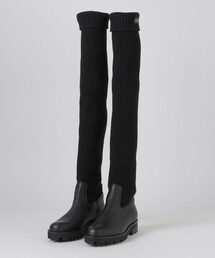 BLUE LABEL CRESTBRIDGE | ニットロングブーツ(ブーツ)