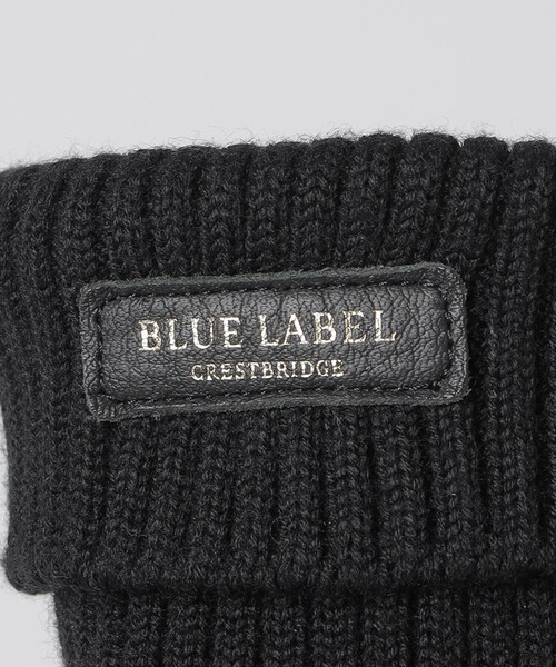 BLUE LABEL CRESTBRIDGE（ブルーレーベルクレストブリッジ）の「ニットロングブーツ（ブーツ・レディース・ブラック・S/M）」の4枚目の写真